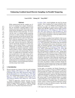 Enhancing Gradient-based Discrete Sampling via Parallel Tempering