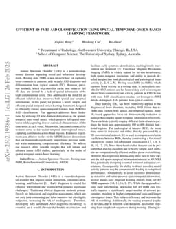 Efficient 4D fMRI ASD Classification using Spatial-Temporal-Omics-based Learning Framework