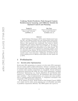 Unifying Model Predictive Path Integral Control, Reinforcement Learning, and Diffusion Models for Optimal Control and Planning