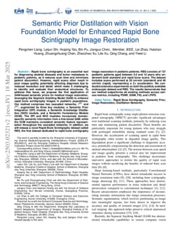 Semantic Prior Distillation with Vision Foundation Model for Enhanced Rapid Bone Scintigraphy Image Restoration