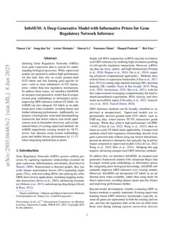 InfoSEM: A Deep Generative Model with Informative Priors for Gene Regulatory Network Inference