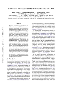 HalluCounter: Reference-free LLM Hallucination Detection in the Wild!