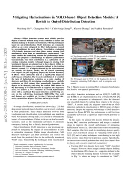 Mitigating Hallucinations in YOLO-based Object Detection Models: A Revisit to Out-of-Distribution Detection