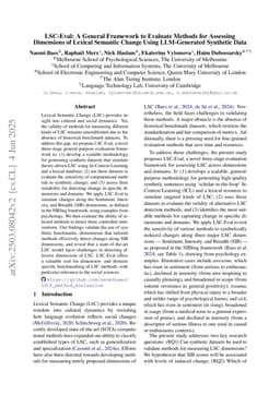 LSC-Eval: A General Framework to Evaluate Methods for Assessing Dimensions of Lexical Semantic Change Using LLM-Generated Synthetic Data