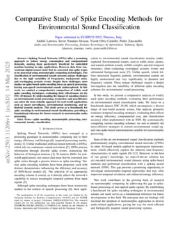 Comparative Study of Spike Encoding Methods for Environmental Sound Classification