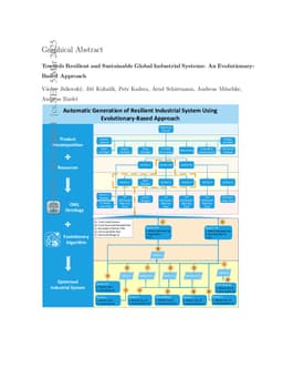 Towards Resilient and Sustainable Global Industrial Systems: An Evolutionary-Based Approach