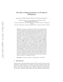 The Role of Hyperparameters in Predictive Multiplicity