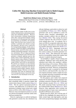 CoDet-M4: Detecting Machine-Generated Code in Multi-Lingual, Multi-Generator and Multi-Domain Settings