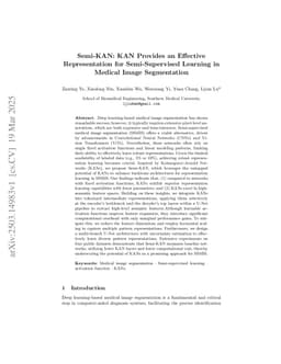 Semi-KAN: KAN Provides an Effective Representation for Semi-Supervised Learning in Medical Image Segmentation