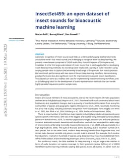 InsectSet459: an open dataset of insect sounds for bioacoustic machine learning