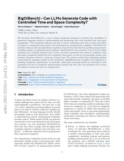 BigO(Bench) -- Can LLMs Generate Code with Controlled Time and Space Complexity?