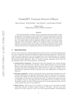 ChonkyBFT: Consensus Protocol of ZKsync