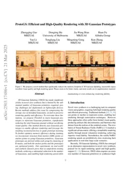 ProtoGS: Efficient and High-Quality Rendering with 3D Gaussian Prototypes