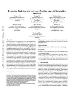 Exploring Training and Inference Scaling Laws in Generative Retrieval