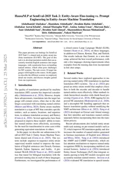 HausaNLP at SemEval-2025 Task 2: Entity-Aware Fine-tuning vs. Prompt Engineering in Entity-Aware Machine Translation