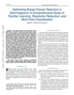 Optimizing Breast Cancer Detection in Mammograms: A Comprehensive Study of Transfer Learning, Resolution Reduction, and Multi-View Classification