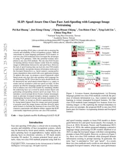 SLIP: Spoof-Aware One-Class Face Anti-Spoofing with Language Image Pretraining