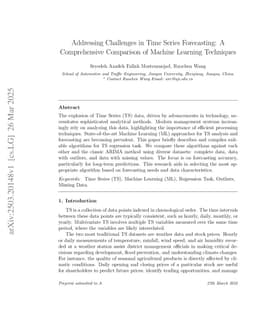 Addressing Challenges in Time Series Forecasting: A Comprehensive Comparison of Machine Learning Techniques