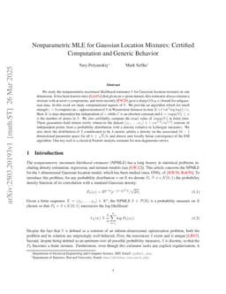 Nonparametric MLE for Gaussian Location Mixtures: Certified Computation and Generic Behavior