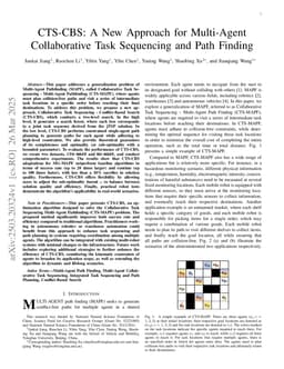 CTS-CBS: A New Approach for Multi-Agent Collaborative Task Sequencing and Path Finding