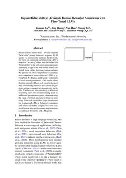 LLM Agents That Act Like Us: Accurate Human Behavior Simulation with Real-World Data