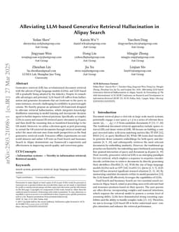 Alleviating LLM-based Generative Retrieval Hallucination in Alipay Search