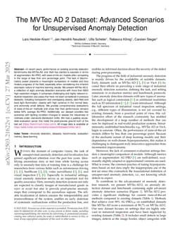 The MVTec AD 2 Dataset: Advanced Scenarios for Unsupervised Anomaly Detection