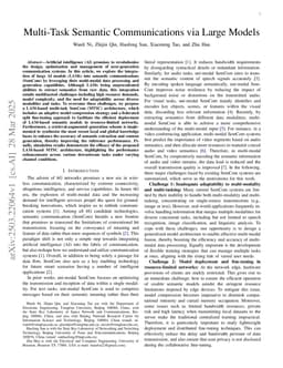 Multi-Task Semantic Communications via Large Models