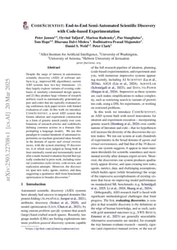 CodeScientist: End-to-End Semi-Automated Scientific Discovery with Code-based Experimentation