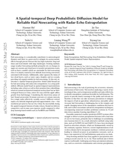 A Spatial-temporal Deep Probabilistic Diffusion Model for Reliable Hail Nowcasting with Radar Echo Extrapolation