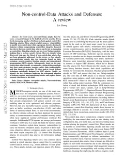 Non-control-Data Attacks and Defenses: A review