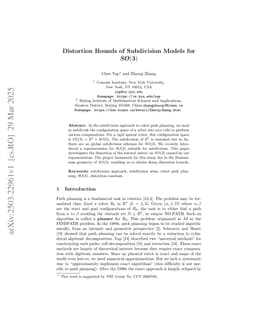 Distortion Bounds of Subdivision Models for SO(3)