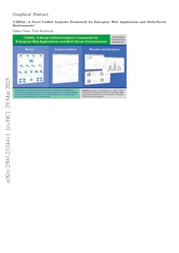 CAWAL: A novel unified analytics framework for enterprise web applications and multi-server environments