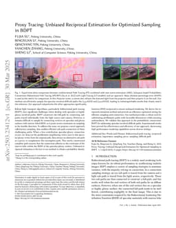 Proxy Tracing: Unbiased Reciprocal Estimation for Optimized Sampling in BDPT