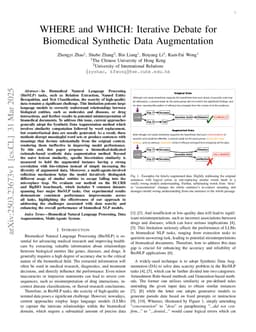 WHERE and WHICH: Iterative Debate for Biomedical Synthetic Data Augmentation