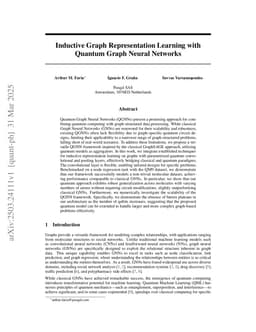 Inductive Graph Representation Learning with Quantum Graph Neural Networks
