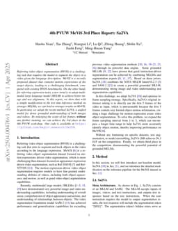 4th PVUW MeViS 3rd Place Report: Sa2VA