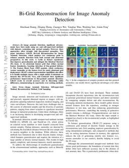 Bi-Grid Reconstruction for Image Anomaly Detection