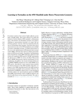 Learning to Normalize on the SPD Manifold under Bures-Wasserstein Geometry