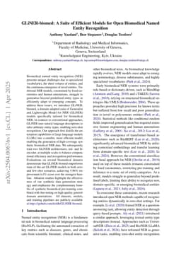 GLiNER-biomed: A Suite of Efficient Models for Open Biomedical Named Entity Recognition