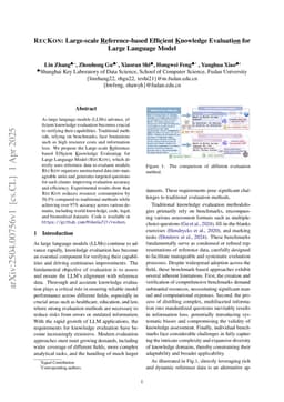 RECKON: Large-scale Reference-based Efficient Knowledge Evaluation for Large Language Model
