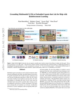 Grounding Multimodal LLMs to Embodied Agents that Ask for Help with Reinforcement Learning