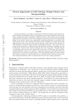 Neural Approaches to SAT Solving: Design Choices and Interpretability