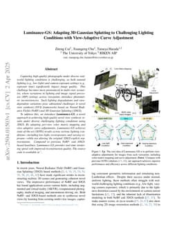 Luminance-GS: Adapting 3D Gaussian Splatting to Challenging Lighting Conditions with View-Adaptive Curve Adjustment