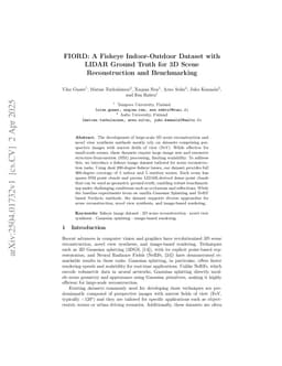 FIORD: A Fisheye Indoor-Outdoor Dataset with LIDAR Ground Truth for 3D Scene Reconstruction and Benchmarking
