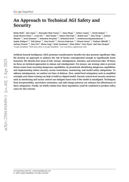 An Approach to Technical AGI Safety and Security