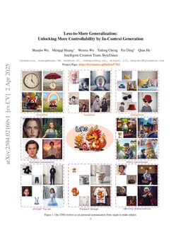 Less-to-More Generalization: Unlocking More Controllability by In-Context Generation