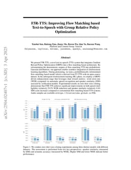 F5R-TTS: Improving Flow-Matching based Text-to-Speech with Group Relative Policy Optimization