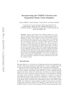 Incorporating the ChEES Criterion into Sequential Monte Carlo Samplers