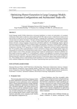 Optimizing Humor Generation in Large Language Models: Temperature Configurations and Architectural Trade-offs